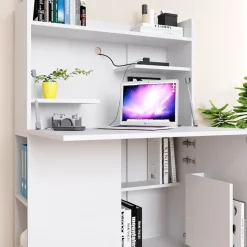 Vicco Schreibtisch-Schrank Alena Büroschrank Aktenschrank Computertisch Sekretär