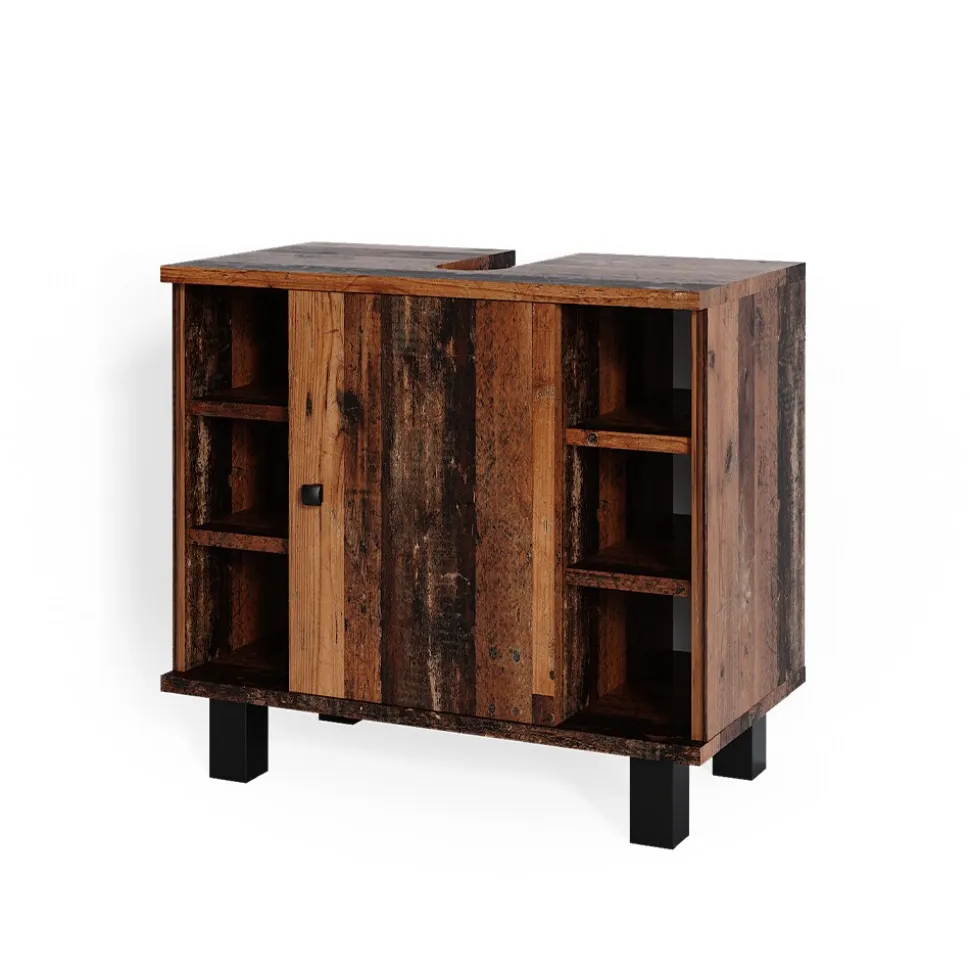 Vicco Waschtischunterschrank Badschrank Unterschrank Fynn Old Style Badmöbel