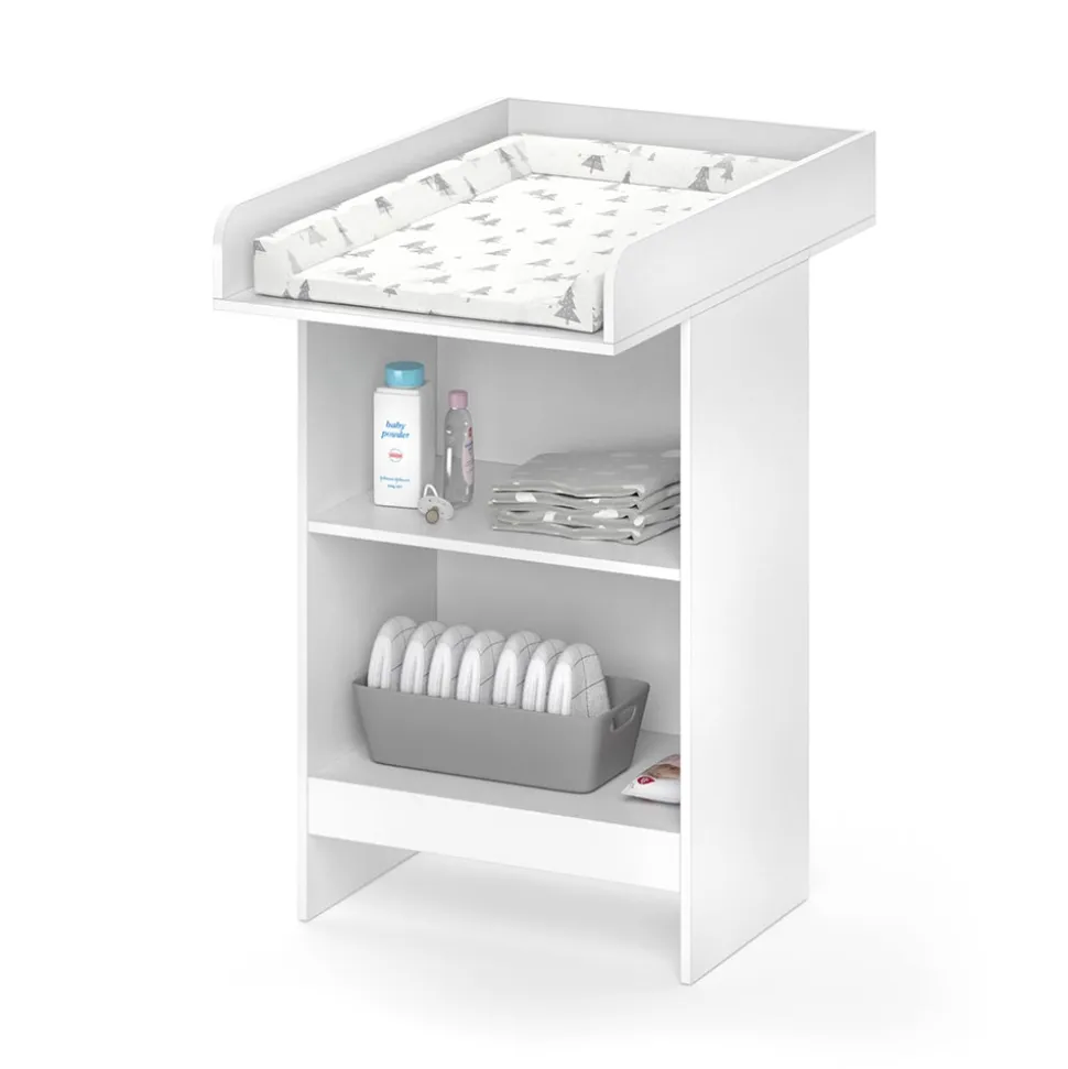 Vicco Wickeltisch Leo weiß Baby Wickelregal Babymöbel Kommode Wickelkommode