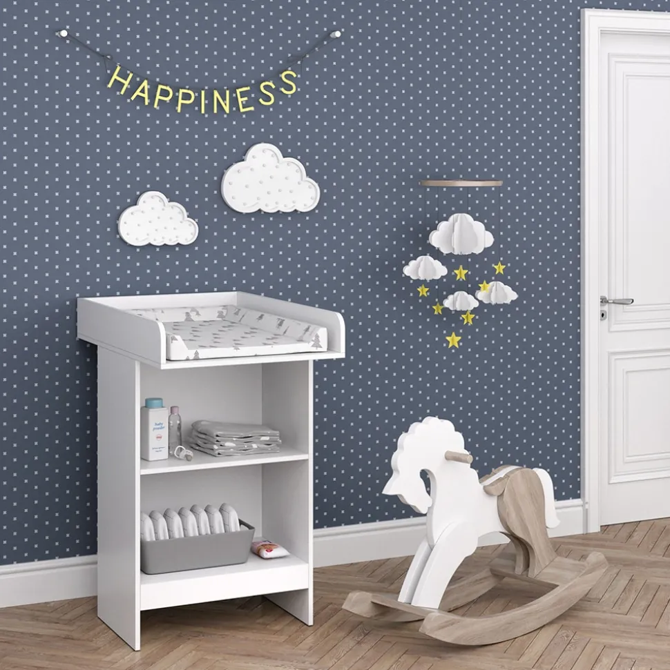 Vicco Wickeltisch Leo weiß Baby Wickelregal Babymöbel Kommode Wickelkommode