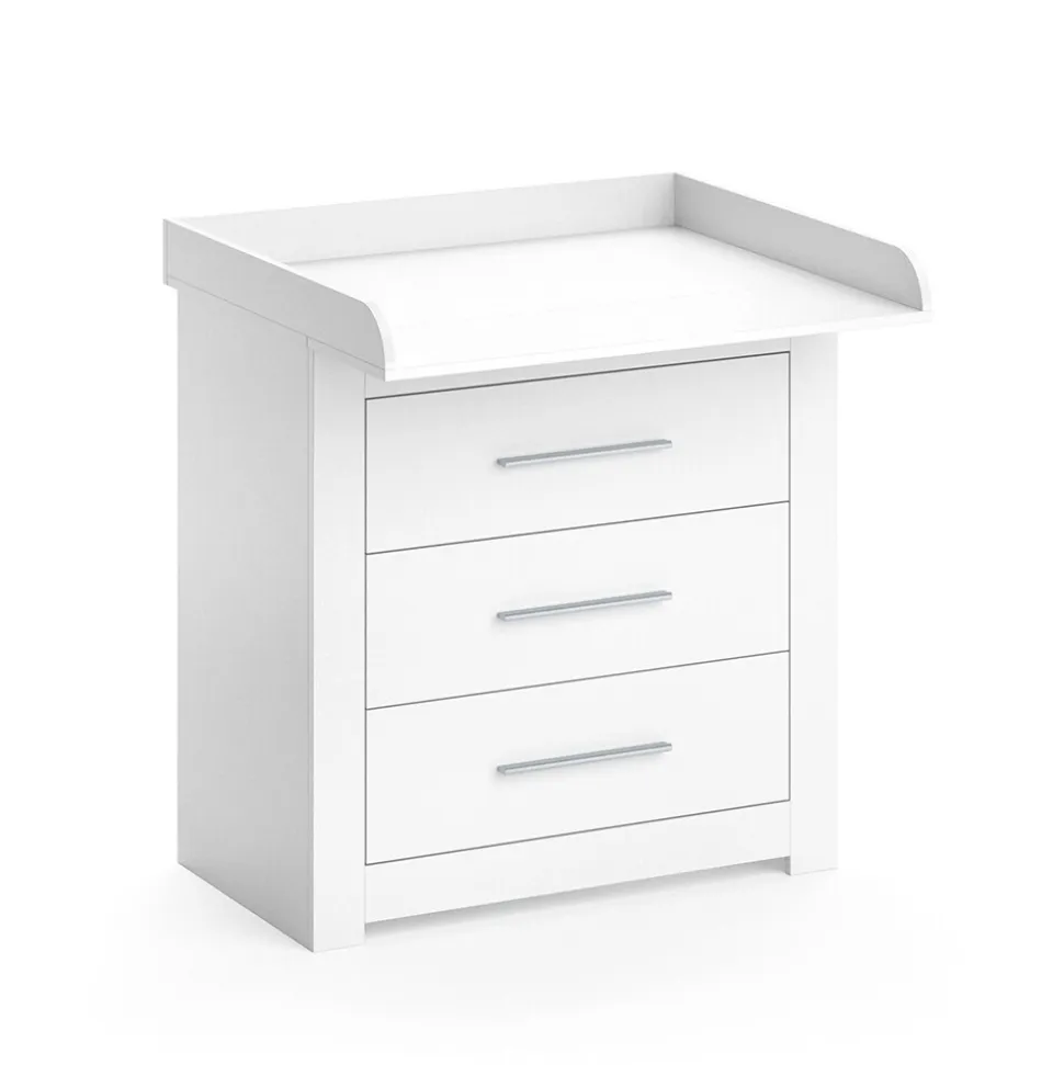Vicco Wickeltisch MIRO Wickelkommode mit Aufsatz Wickelregal Kommode Schubladen