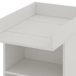 Vicco Wickeltisch Mona 60 x 88 cm, Weiß, Wickelkommode inkl. Wickelauflage