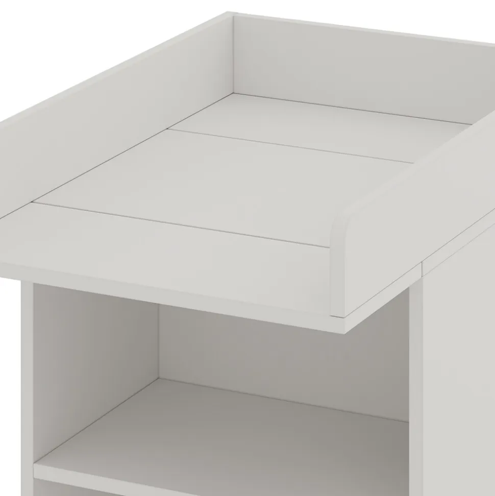Vicco Wickeltisch Mona 60 x 88 cm, Weiß, Wickelkommode inkl. Wickelauflage