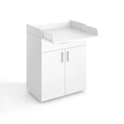 Vicco Wickeltisch Wickelkommode Wickelschrank Lena Weiß Wickelaufsatz Schublade