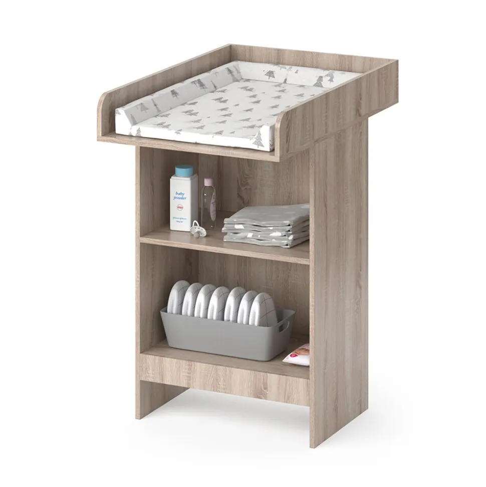 Vicco Wickeltisch Wickelkommode Wickelschrank Leo Wickelaufsatz Sonoma Ablage