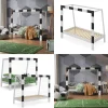 Vitalispa Kinderbett Fußballtor Weiß 178 x 142,5 cm ohne Matratze