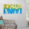 Wandbild Vasen, 100% handgemaltes Ölgemälde Gemälde XL, 135x70cm