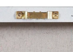 Wandbild Weißer Löwe, 100% handgemaltes Ölgemälde Gemälde XL, 120x90cm