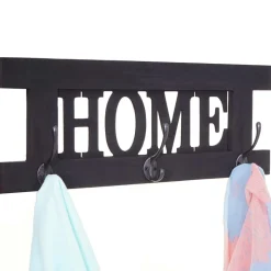Wandgarderobe MCW-C60 Home, Garderobe Garderobenpaneel, Shabby-Look Vintage 55x21cm ~ dunkelgrau