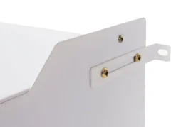 Waschmaschinenunterschrank MCW-E50, Sockel Podest Erhöhung Untergestell, Schublade 33x61x62cm, weiß