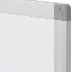 Whiteboard MCW-L87, Magnettafel, zwei Tafeln beidseitig beschreibbar höhenverstellbar rollbar inkl. Zubehör 101x69cm