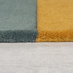 Wollteppich abstrakt Bunt 120 x 180 cm - HALLEIN | Kadima Design