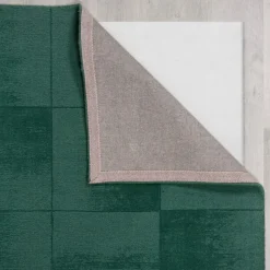 Wollteppich geometrisch Grün 200 x 290 cm - SID | Kadima Design