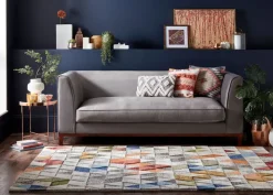 Wollteppich schmutzabweisend Bunt 120 x 170 cm - ESK | Kadima Design