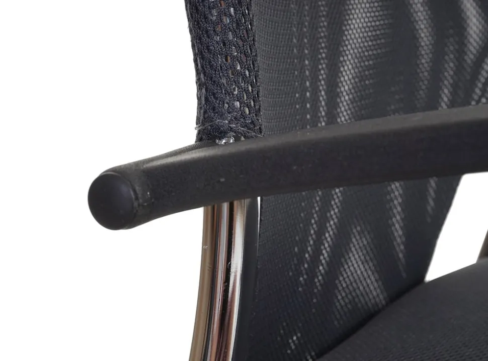 4x Besucherstuhl Tucson, Konferenzstuhl stapelbar, Stoff/Textil ~ Sitz grau, Rückenfläche grau