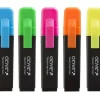 40x GENIE Textmarker 5 Farben Neon Marker Set Highlighter Stifte Leuchtmarker